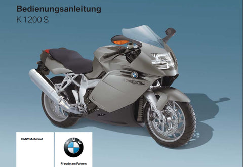 BMW K1200S MOTORRAD BEDIENUNGSANLEITUNG 164 SEITE DEUTSCH