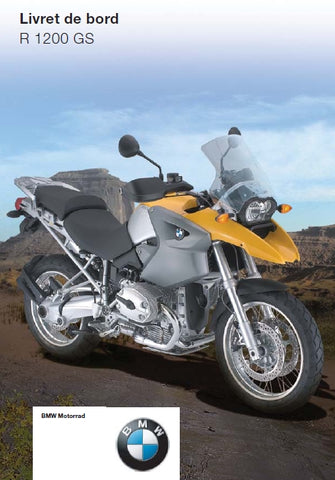 BMW R1200GS MOTO 2008 LIVRET DE BORD 206 PAGES FRANCAIS