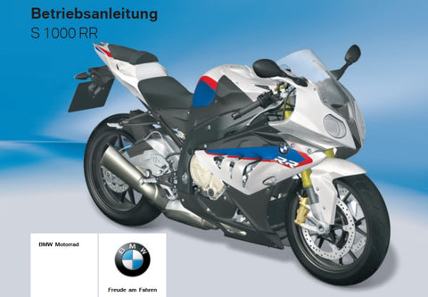 BMW S1000RR 2012 MOTORRAD BETRIEBSANLEITUNG 179 SEITE DEUTSCH