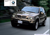 BMW X5 3.0i X5 4.4i X5 4.8i MOTOR CAR OWNERS MANUAL 202 PAGES ENGLISH