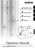 BROTHER 885-403 SEWING MACHINE OPERATION MANUAL 96 PAGES ENGLISH