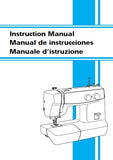 BROTHER 885-447 SEWING MACHINE INSTRUCTION MANUAL 83 PAGES ENG ESP IT