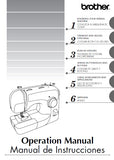 BROTHER 885-S28 885-S29 SEWING MACHINE OPERATION MANUAL 82 PAGES ENG ESP