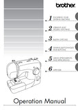 BROTHER 885-S28 885-S29 SEWING MACHINE OPERATION MANUAL 52 PAGES ENG