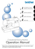 BROTHER 885-S35 885-S38 SEWING MACHINE OPERATION MANUAL 72 PAGES ENG