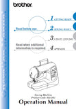 BROTHER 885-S61 SEWING MACHINE OPERATION MANUAL 156 PAGES ENGLISH