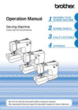 BROTHER 885-V58 885-V59 885-V68 885-V69 SEWING MACHINE OPERATION MANUAL 116 PAGES ENGLISH