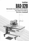 BROTHER BAS-320 SEWING MACHINE SERVICE MANUAL 86 PAGES ENGLISH