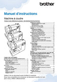 BROTHER CS5055 MACHINE A COUDRE MANUEL D'INSTRUCTIONS 32 PAGES FRANC