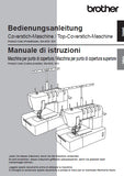 BROTHER CV3550 NAHMASCHINE MACCHINA DA CUCIRE BEDIENUNGSANLEITUNG MANUALE D'ISTRUZIONE 68 SEITE DE IT