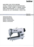 BROTHER DB2-B735 DB2-B736 SEWING MACHINE INSTRUCTION MANUAL 16 PAGES ENG DE FR ESP ITAL