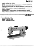 BROTHER DB2-B797 DB2-B798 SEWING MACHINE INSTRUCTION MANUAL BOOK 24 PAGES ENG DE FR ESP