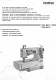 BROTHER FD4-B271 FD4-B272 SEWING MACHINE INSTRUCTION MANUAL 74 PAGES ENG DE FR ESP