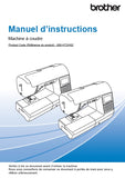 BROTHER INNOV-IS F420 MACHINE A COUDRE MANUEL D'INSTRUCTIONS 144 PAGES FRANC