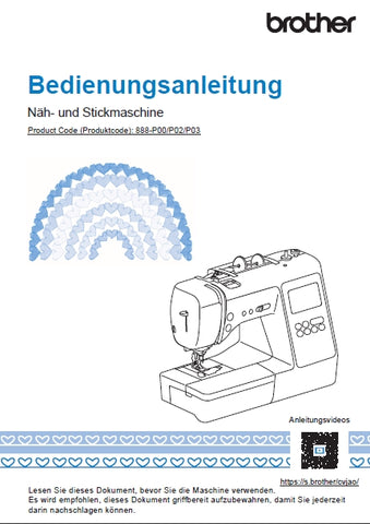 BROTHER INNOV-IS M380D NAHMASCHINE BEDIENUNGSANLEITUNG 104 SEITE DE