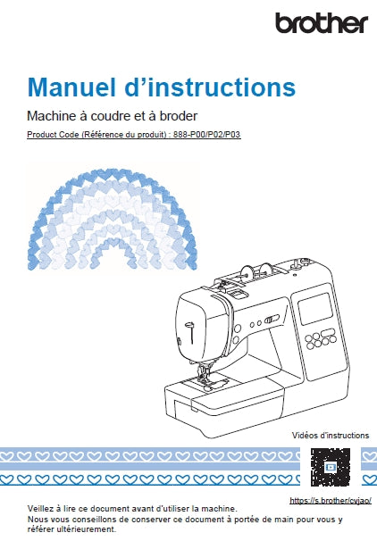 BROTHER INNOV-IS M380D DISNEY MACHINE A COUDRE MANUEL D'INSTRUCTIONS 104 PAGES FRANC