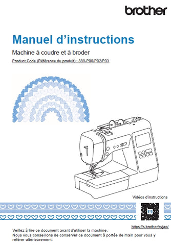 BROTHER INNOV-IS M380D DISNEY MACHINE A COUDRE MANUEL D'INSTRUCTIONS 104 PAGES FRANC