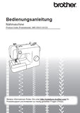 BROTHER INNOV-IS XE2 STELLAIRE NAHMASCHINE BEDIENUNGSANLEITUNG 132 SEITE DE