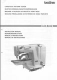 BROTHER LK3-B434 SEWING MACHINE INSTRUCTION MANUAL 48 PAGES ENG DE FR ESP