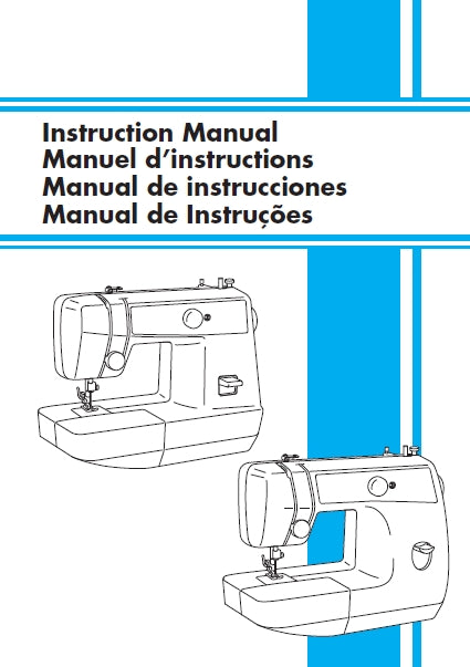 BROTHER LS-1520 SEWING MACHINE INSTRUCTION MANUAL BOOK 67 PAGES ENG FR ESP IT