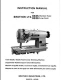 BROTHER LT2-B835 LT2-B836 SEWING MACHINE INSTRUCTION MANUAL BOOK 36 PAGES ENG DE FR ESP