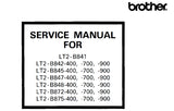 BROTHER LT2-B841 SEWING MACHINE SERVICE MANUAL 79 PAGES ENG