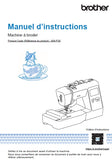 BROTHER PE545 MACHINE A COUDRE MANUEL D'INSTRUCTION 60 PAGES FRANC