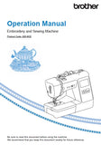 BROTHER SE630 SEWING MACHINE OPERATION MANUAL 100 PAGES ENG