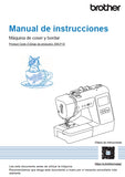 BROTHER SE725 MAQUINA DE COSER MANUAL DE INSTRUCCIONES 104 PAGINA ESP