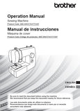 BROTHER SM1704 SEWING MACHINE MAQUINA DE COSER OPERATION MANUAL MANUAL DE INSTRUCCIONES 94 PAGES ENG ESP