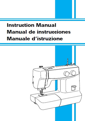 BROTHER XL5020 XL5030 SEWING MACHINE INSTRUCTION MANUAL 82 PAGES ENG ESP IT