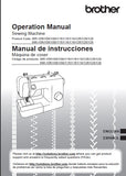 BROTHER XM2701 SEWING MACHINE MAQUINA DE COSER OPERATION MANUAL MANUAL DE INSTRUCCIONES 108 PAGES ENG ESP