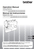 BROTHER XR3774 SEWING MACHINE OPERATION MANUAL 108 PAGES ENG ESP