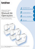 BROTHER 885-V60 V61 V62 V63 V64 V65 MAQUINA DE COSTURA MANUAL DE OPERACOES 100 PAGINAS PORT BR