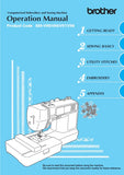 BROTHER 885-V95 885-V96 885-V97 885-V98 SEWING MACHINE OPERATION MANUAL 204 PAGES ENG