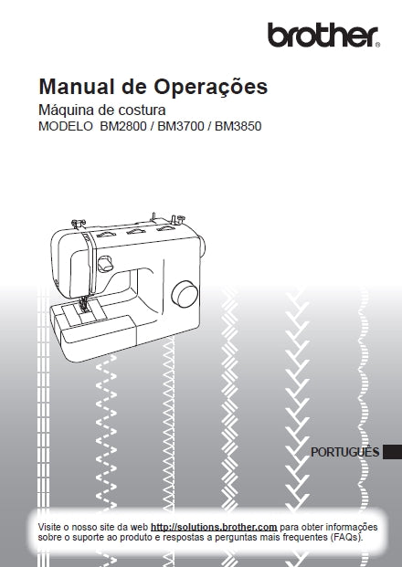 BROTHER BM2800 BM3700 BM3850 MAQUINA DE COSTURA MANUAL DE OPERACOES 52 PAGINA PORT BR