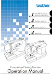 BROTHER CS-6000 SEWING MACHINE OPERATION MANUAL 67 PAGES ENG