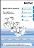 BROTHER CX155LA SEWING MACHINE OPERATION MANUAL 116 PAGES ENGLISH