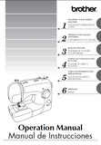 BROTHER LS-590 SEWING MACHINE MAQUINA DE COSER OPERATION MANUAL MANUAL DE INSTRUCCIONES 82 PAGES ENG ESP