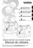 BROTHER LS2125 XE4762-001 MASINA DE CUSUT MANUAL  DE UTILIZARE 56 PAGES ROM