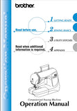 BROTHER NX-200 SEWING MACHINE OPERATION MANUAL 111 PAGES ENGLISH