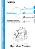 BROTHER NX 600 SEWING MACHINE OPERATION MANUAL 159 PAGES IN ENGLISH