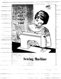 BROTHER OPUS 141 SEWING MACHINE INSTRUCTION MANUAL 18 PAGES ENG