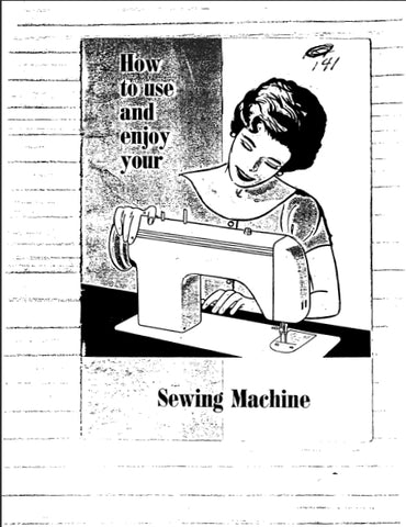 BROTHER OPUS 141 SEWING MACHINE OPERATION MANUAL 35 PAGES ENGLISH