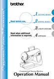 BROTHER PC-210 SEWING MACHINE OPERATION MANUAL 111 PAGES ENG