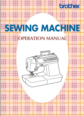 BROTHER PC-3000 SEWING MACHINE OPERATION MANUAL 104 PAGES ENGLISH