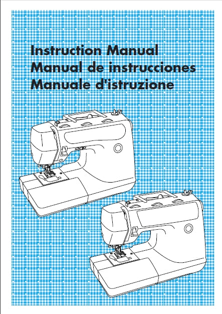 BROTHER PS-55 SEWING MACHINE MAQUINA DE COSER MACCHINA DA CUCIRE INSTRUCTION MANUAL MANUAL DE INSTRUCCIONES MANUALE D'ISTRUZIONE 111 PAGES ENG ESP ITAL