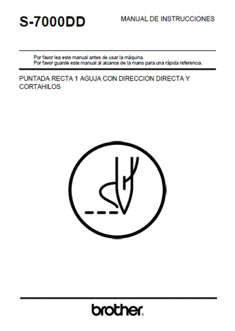 BROTHER S-7000DD MAQUINA DE COSER MANUAL DE INSTRUCCIONES 52 PAGINA ESP