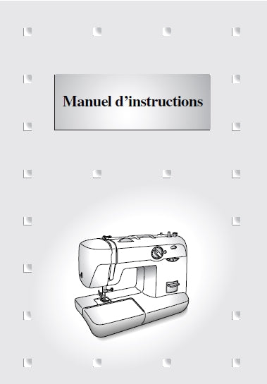 BROTHER XL-5000 MACHINE A COUDRE MANUEL D'INSTRUCTIONS 45 PAGES FRANC