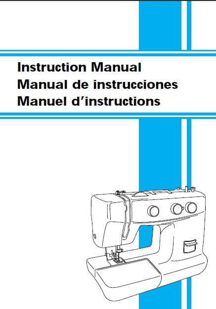 BROTHER XL-5130 XL5130 SEWING MACHINE MAQUINA DE COSER MACHINE A COUDRE INSTRUCTION MANUAL MANUAL DE INSTRUCCIONES MANUEL D'INSTRUCTIONS 77 PAGES ENG ESP FR